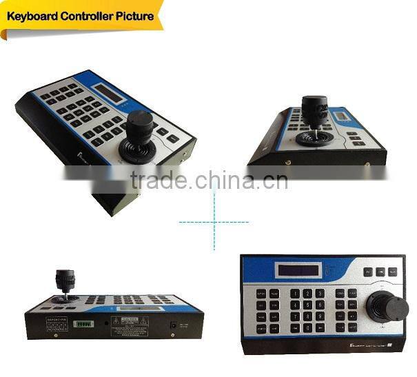 2015 hot sales 3D Smart surveillance Keyboard Controller with high quality for Security PTZ High speed Dome Camera