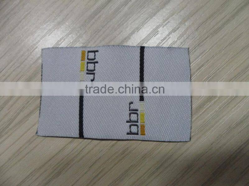 Customized Garment Cloth Clothing Shoes Woven Satin Labels Tags logo printed