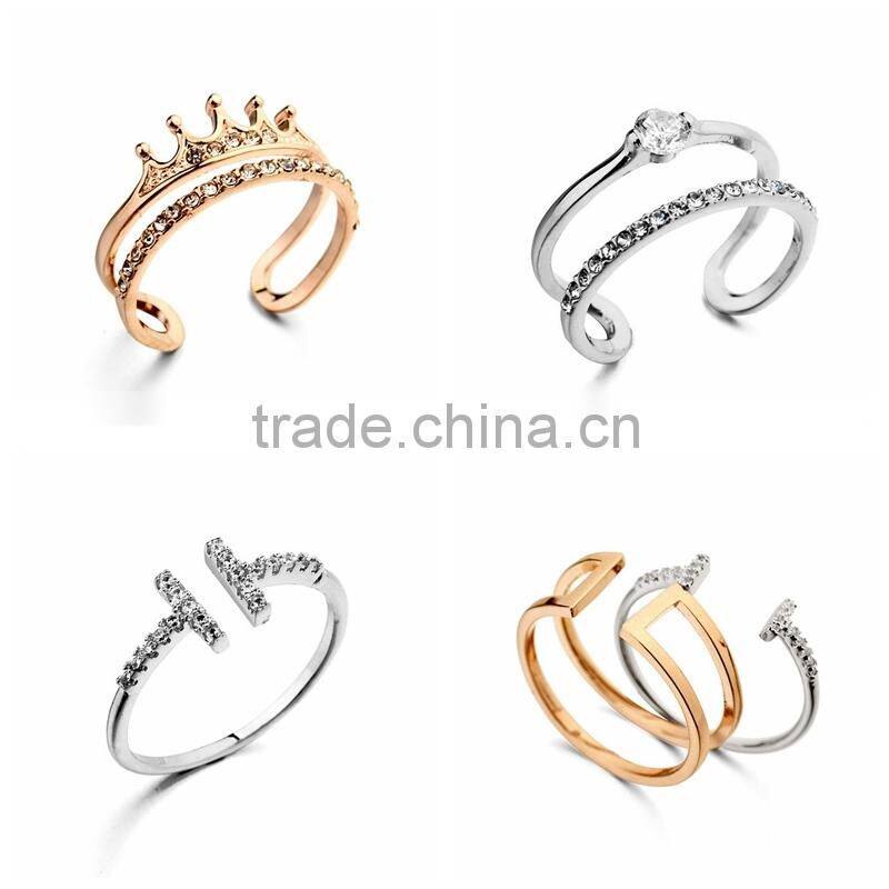 24k gold arab gold jewelri multi color stone ring