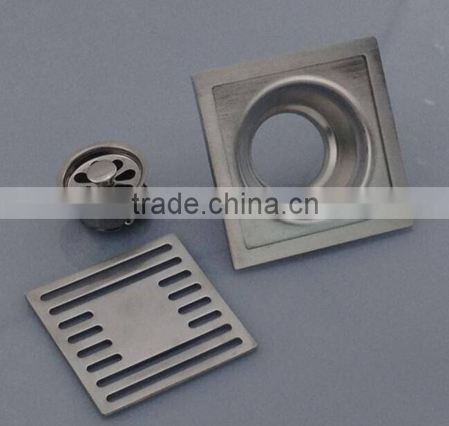 NEW TYPE Stainless Steel Floor Drain.single use , satin finished, brushed