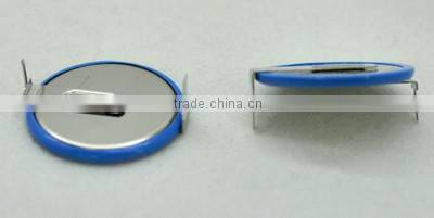 3v rechargeable coin cell ML 2016 with solder tabs