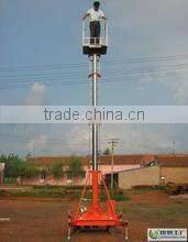 mobile anti rotating hydraulic aerial lift platform