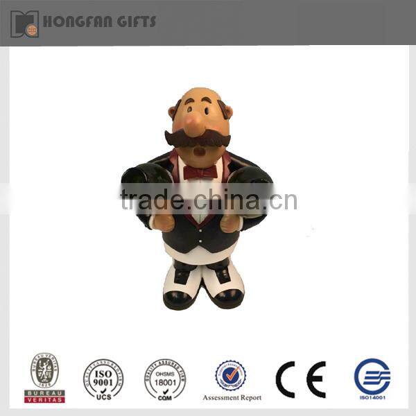 polyresin kitchen master chef figurines