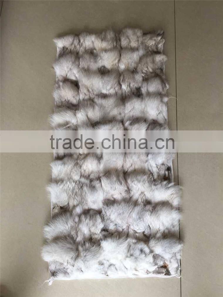 New Arrival Dressed Furs Fox Fur Plates Pieces Fur For Parka Material