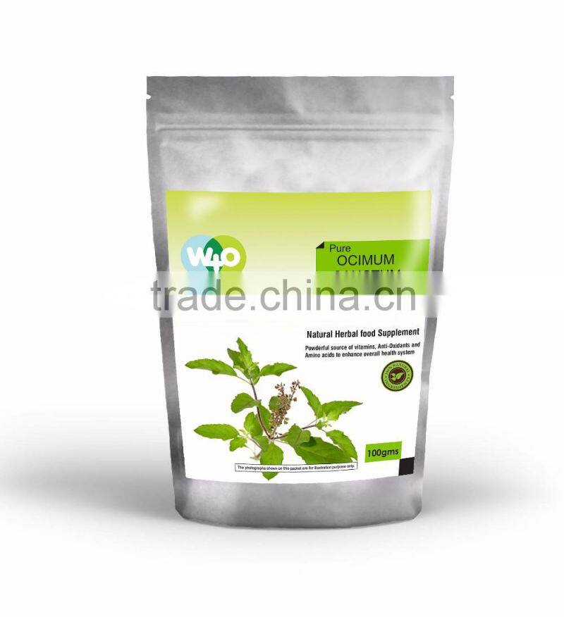 Premium Quality Ocimum Sanctum (Tulsi) Herbal Powder