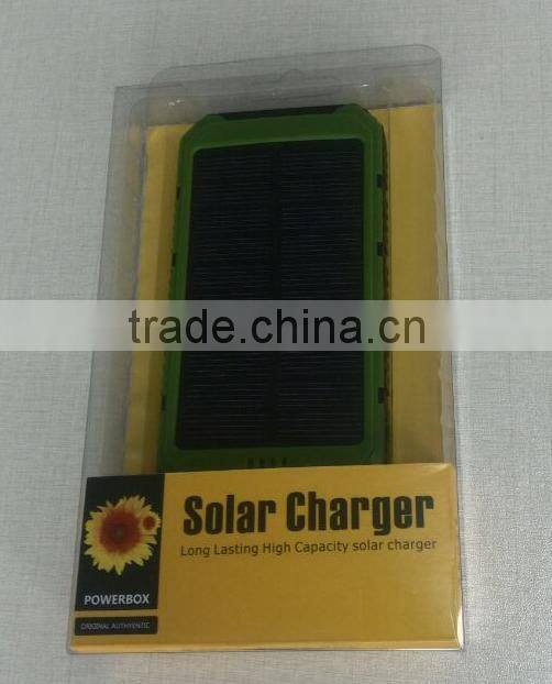 10000mah cheap solar mobile phone charger