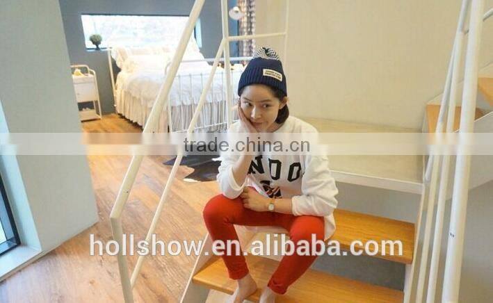 Best Selling Fashion Cute Peaked Top Wave Knitting Hats and Caps for Women