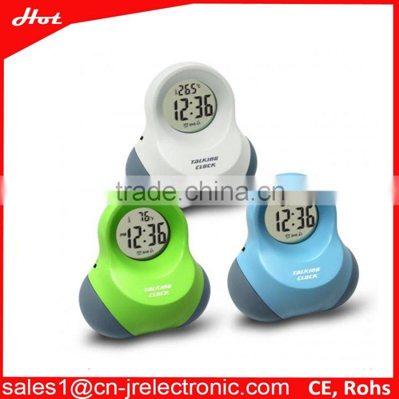 Time and temperature readout funny alarm clock