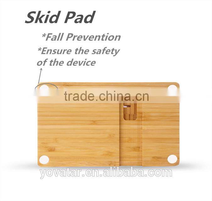 Multi-Functional Watch Holder Stand Wooden Smartphone Mount with Charging Slot