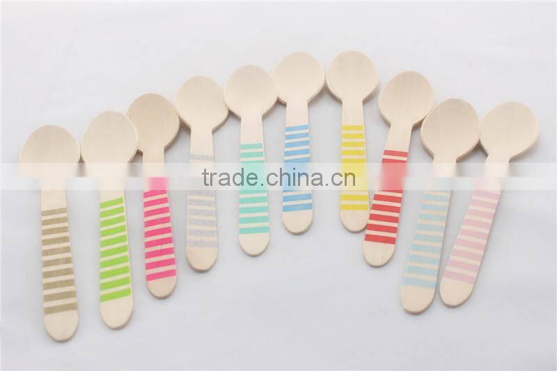 wood spoons Chinese style long handle coffee tea mixing spoon breakage-proof soup ladle kitchen tools