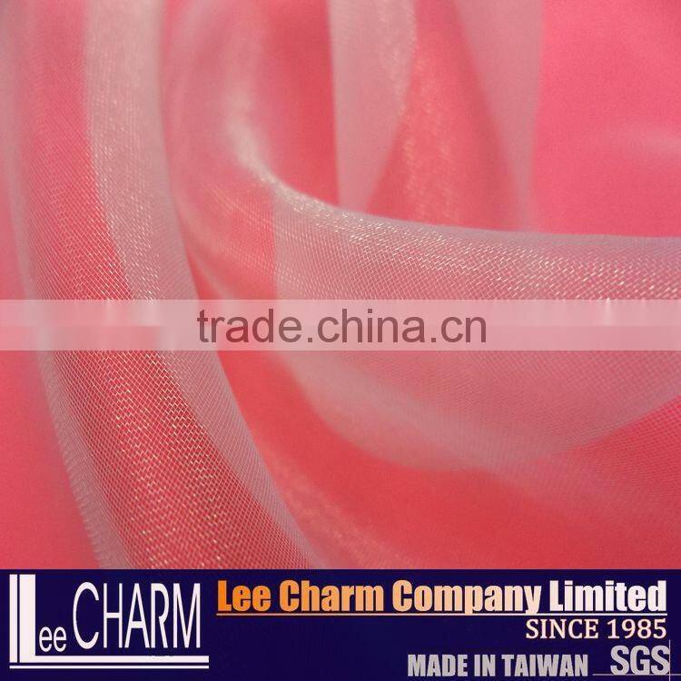 Polyester Organza Tulle Shimmer Fabric
