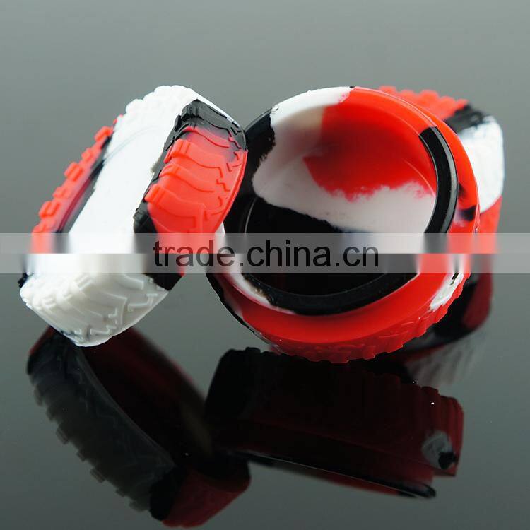 2015 best quality silicone weed jar wax/oil containers fashion wax jar from RHS