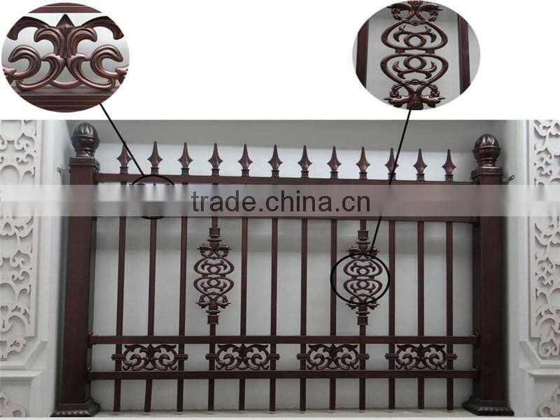 YT-005 2014 Top-selling elegant wrought iron balcony fence designs