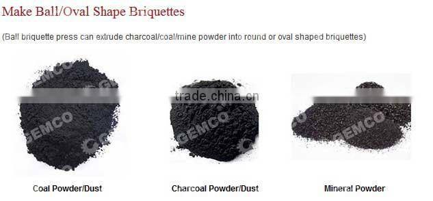 gemco supply coal extruder machine for ball