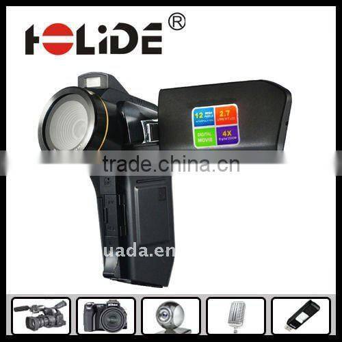 Compact HD Digital Video Camera with Built in Battery