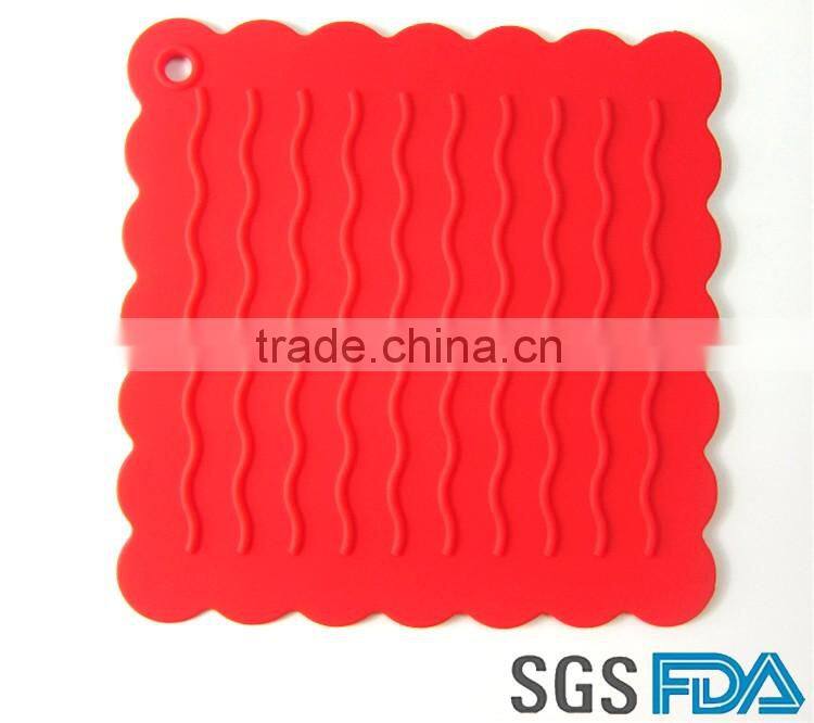 Fashion tableware silicone mat silicone pan mat