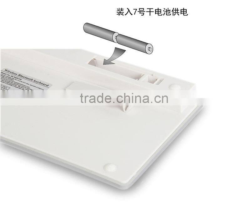 Bluefinger Ultra-Slim Bluetooth Keyboard for iPad Air, iPad Mini 2, iPad Mini, iPad 4 / 3 / 2, Galaxy Tab and other Tablets