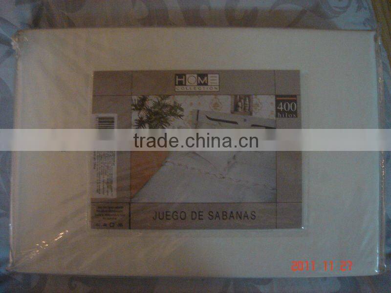 cotton white hotel bedding set