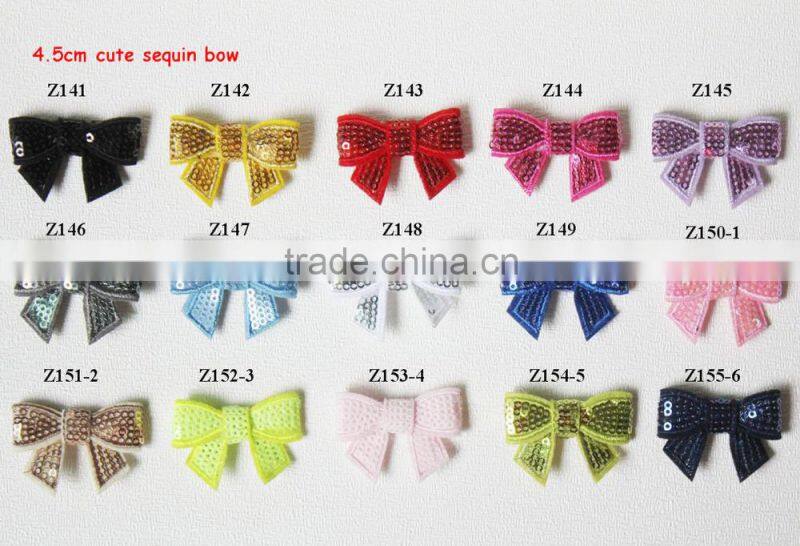 Unique Hair Bow,Large 12cm Embroidery Sequin Hair Bow,Bow For Toddler