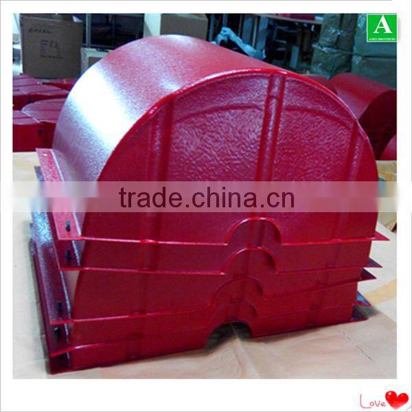 Plastic red machine cover of vacuum thermoformed ABS shell