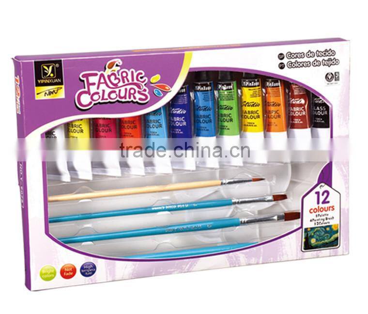 2015 High Quality Non-toxic Glass Color Paint For Student
