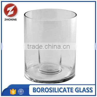 various sizes frosted pyrex glass candle jar