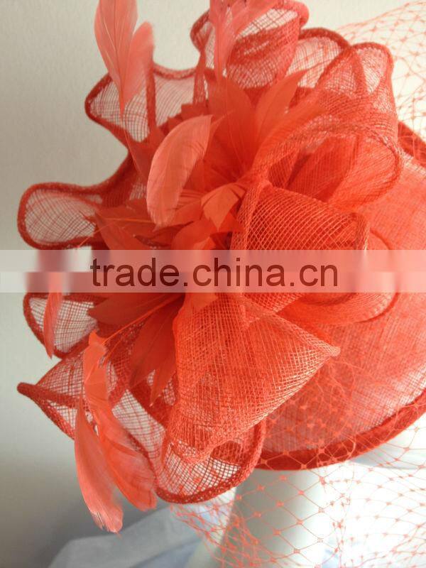 New fascinator,fascinator wholesale,sinamay fascinator,hair fascinator