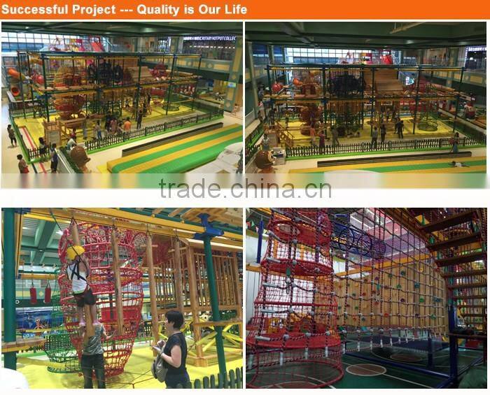 Wooden Playground Adults Indoor Obstacle Course 158-19A