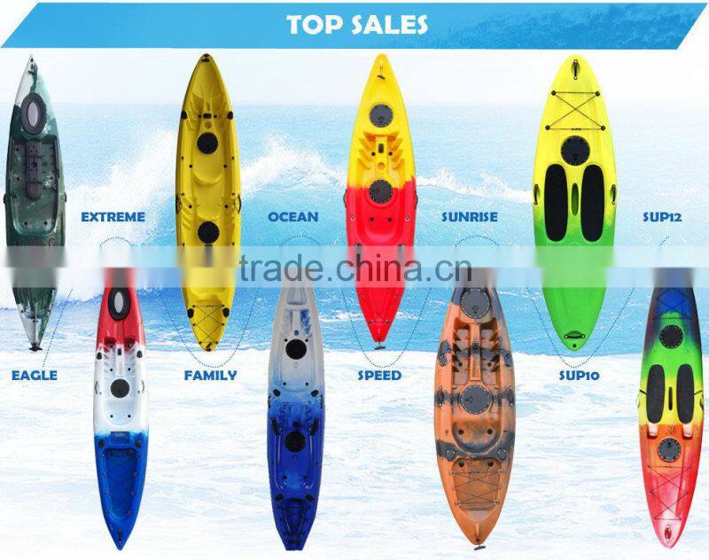 New design plastic surfing board/stand up paddle board-SUP16