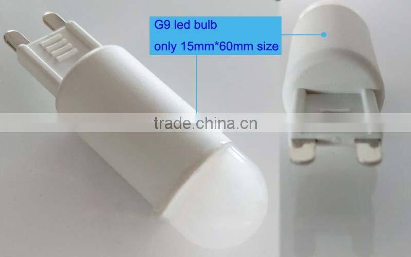 Top 10 Hot Sale LED Bulb Lamp G9 Plastic CE RoHS Housing 3W