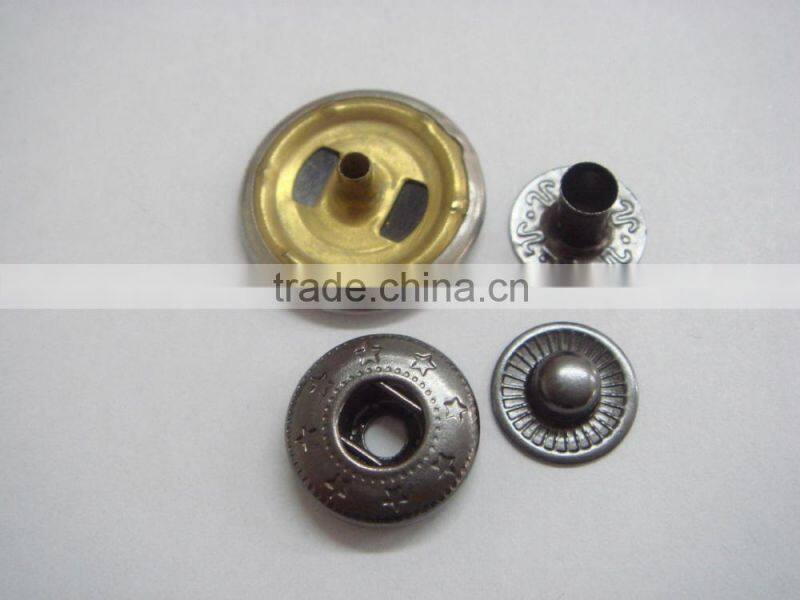 20mm metal plating fancy kids elegant snap button