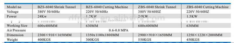 hot selling shrink wrap machine for supermaket BZS-6040/5040