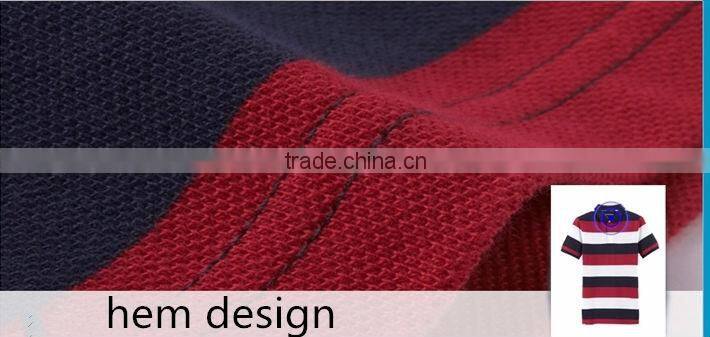 2014 polo brand summer striped shirt men 100% nylon polo shirt