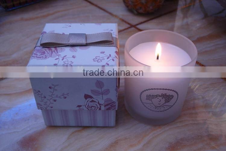 Hot sale for decoration gift box scented soy candle