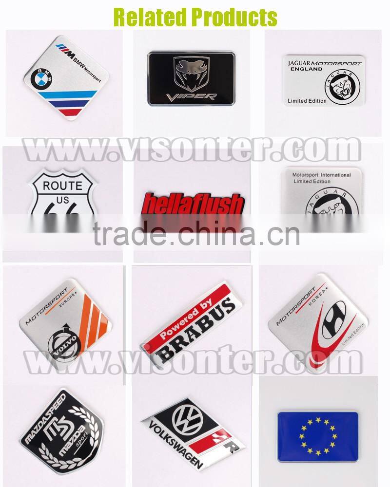 2 PCS zinc alloy Germany flag sticker decal for cars trucks motorcycle