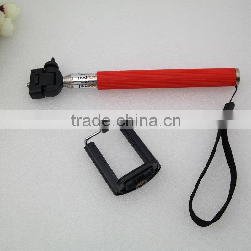 Portable Handheld Self-Timer Monopod for Camera & Phone Telescopic Extendible Selfprotrait Stand Holder for Iphone / Samsung