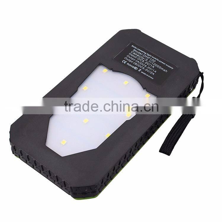 2016 NEWEST product and stylish mobile solar power bank charger 8000mah