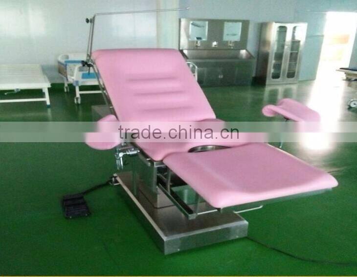Electric operation bed pull type comprehensive gynecological gynecological table delivery surgery delivered examination bed