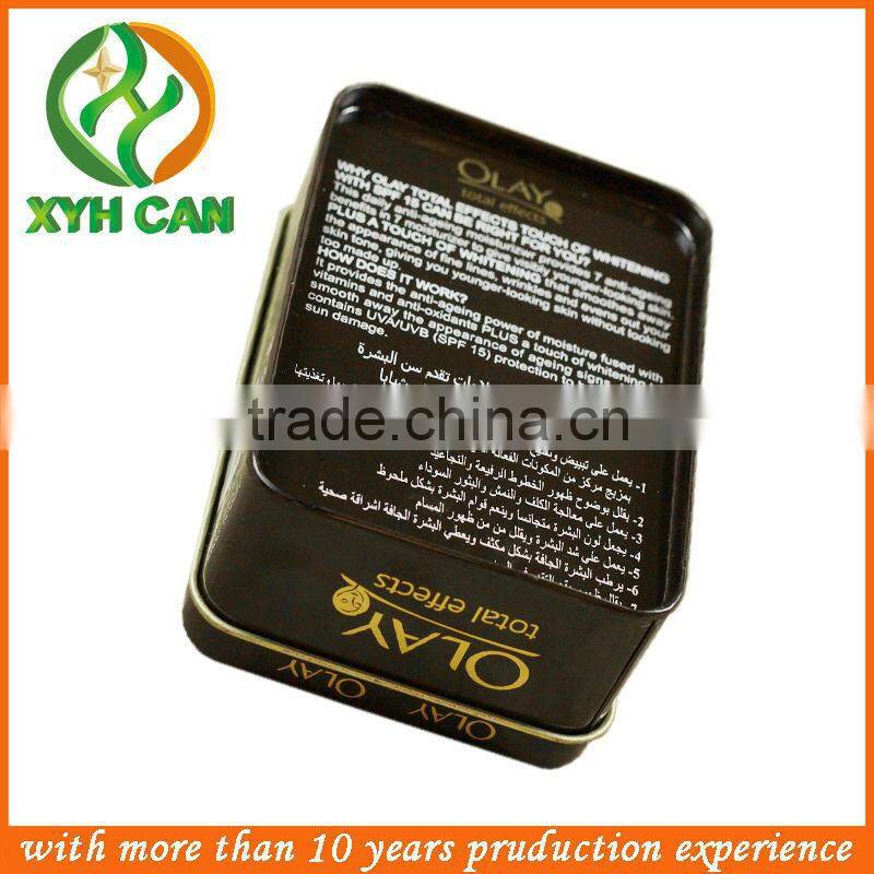 Alibaba hot saling handmade kraft soap tin box with triangle design