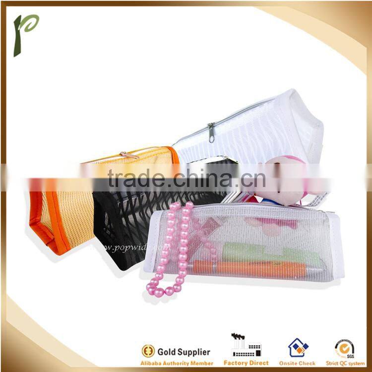 Popwide 2016 Wholesales Triangle Mesh Dirt-resistant Kid Pencil bag, Kid bag