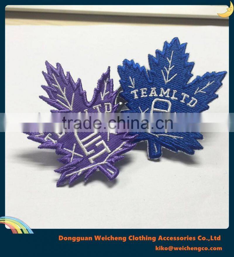 Crown design embroidered badge with sequin patch for women