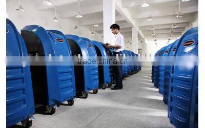 a/c refrigerant recovery recycling machine designed for service station vehicles