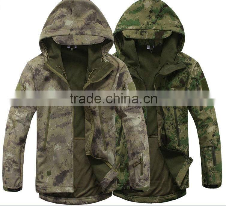 Uniseason men khaki military jacket