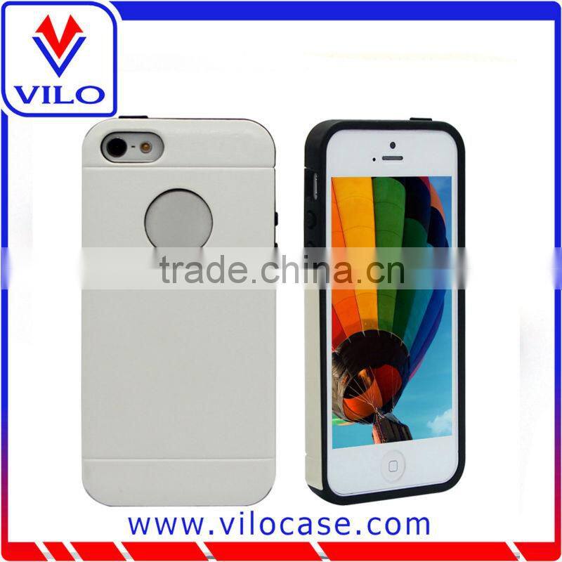 IMD TPU+PU shockproof leather mobile phone case for iPhone 5