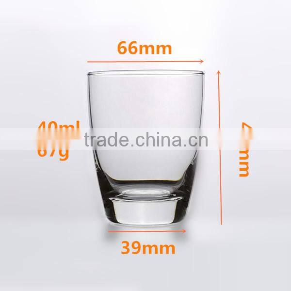40ML heat resistant glass coffee cup