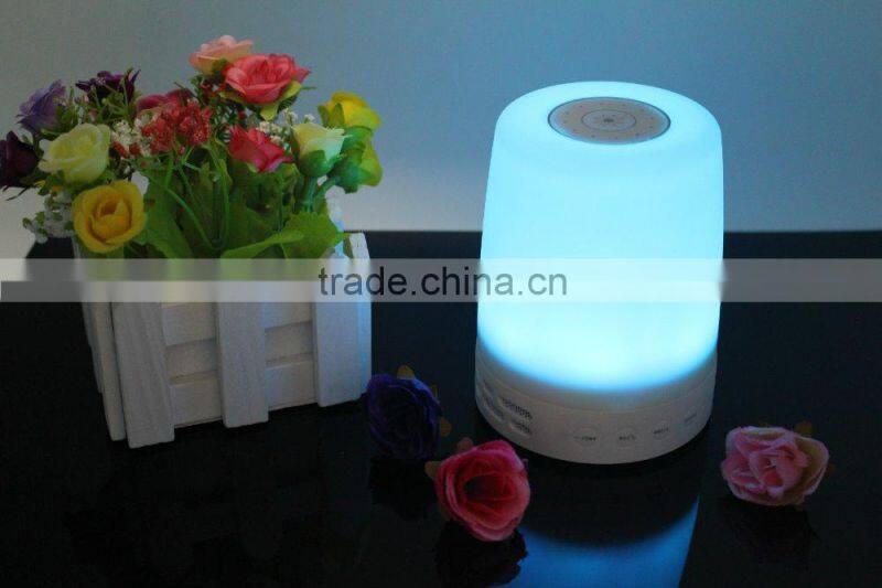 2016 AJ99 new portable wireless CH285 bluetooth speaker with led light,lamp speaker bluetooth