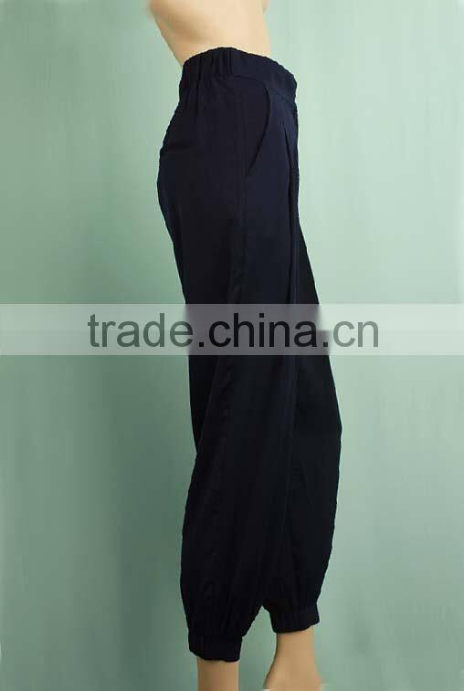 Women casual wear plain dyed ladies wholesale sweatpants DP150832603