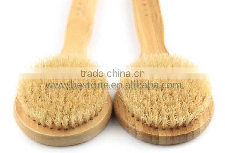Custom Bamboo Bristle Massager Bath Brush