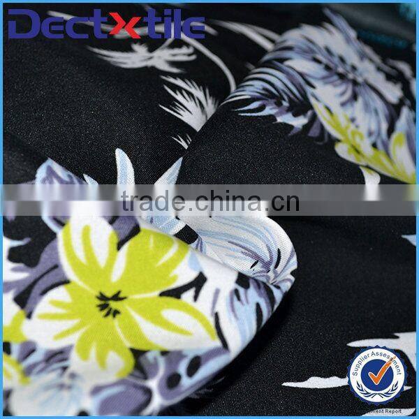 one piece printing poly waterproof pongee fabric with colorful and various cartoon printing