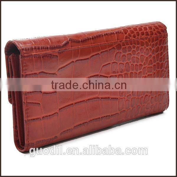 Crocodile Leather Wallet For Ladies